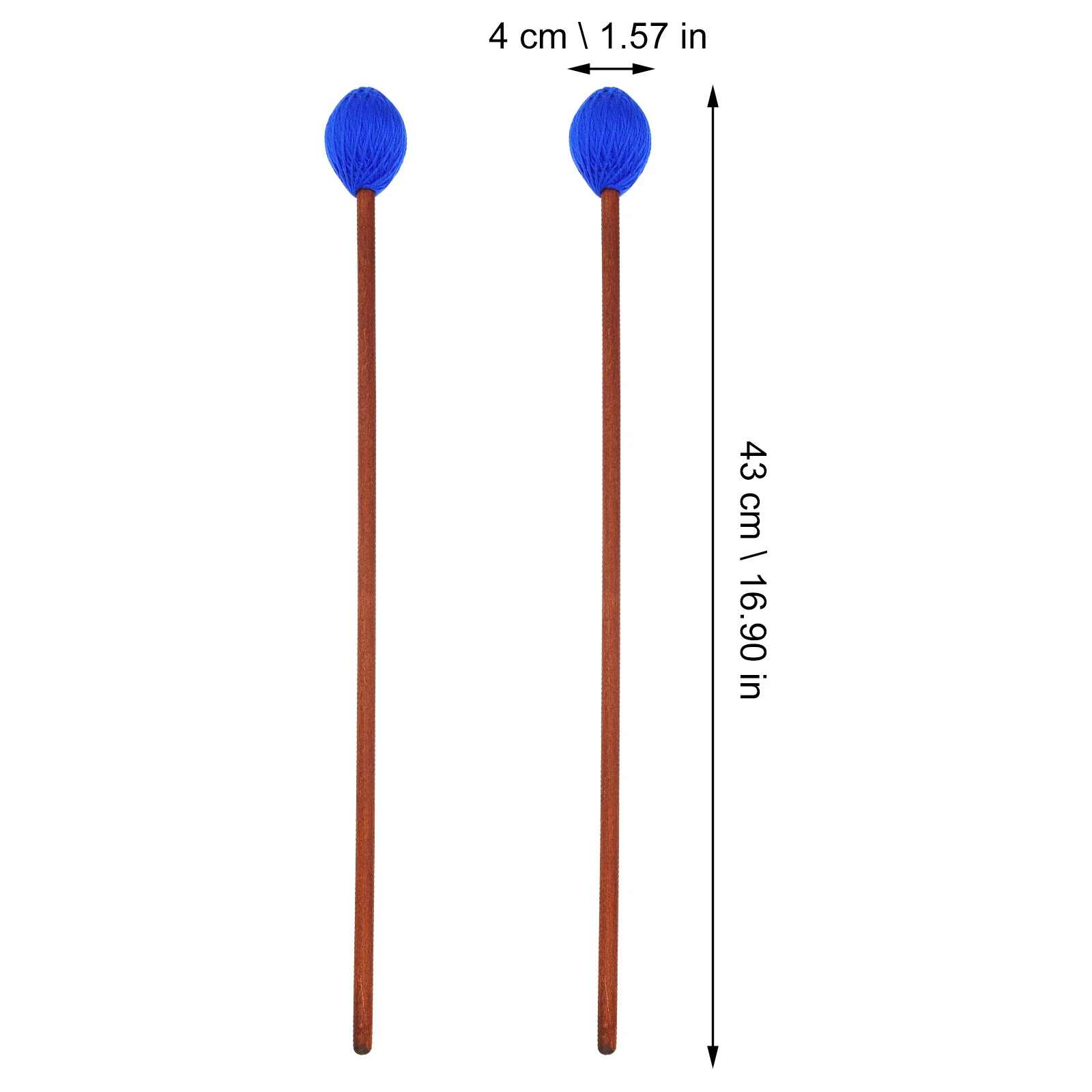 

2pcs Marimba Mallets Tongue Drum Drumsticks Xylophone Mallets For Percussion Instruments Wooden Rubber Music Instrument Sticks