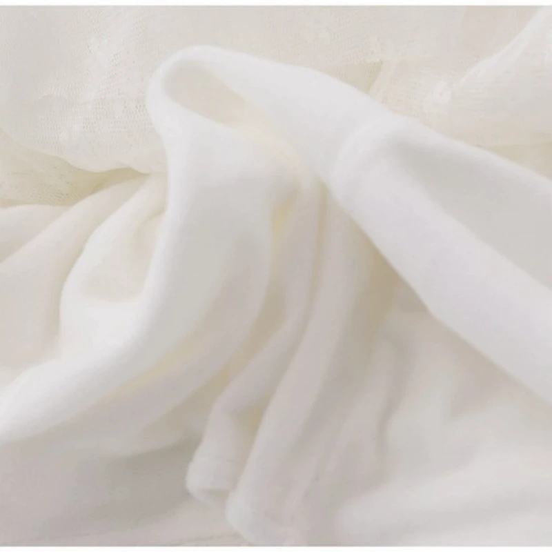 Gonna da sogno in rete elastica in vita nuova francese da donna Gonna da sogno in legno con cuciture irregolari per torta fata Gonna lunga bianca nera