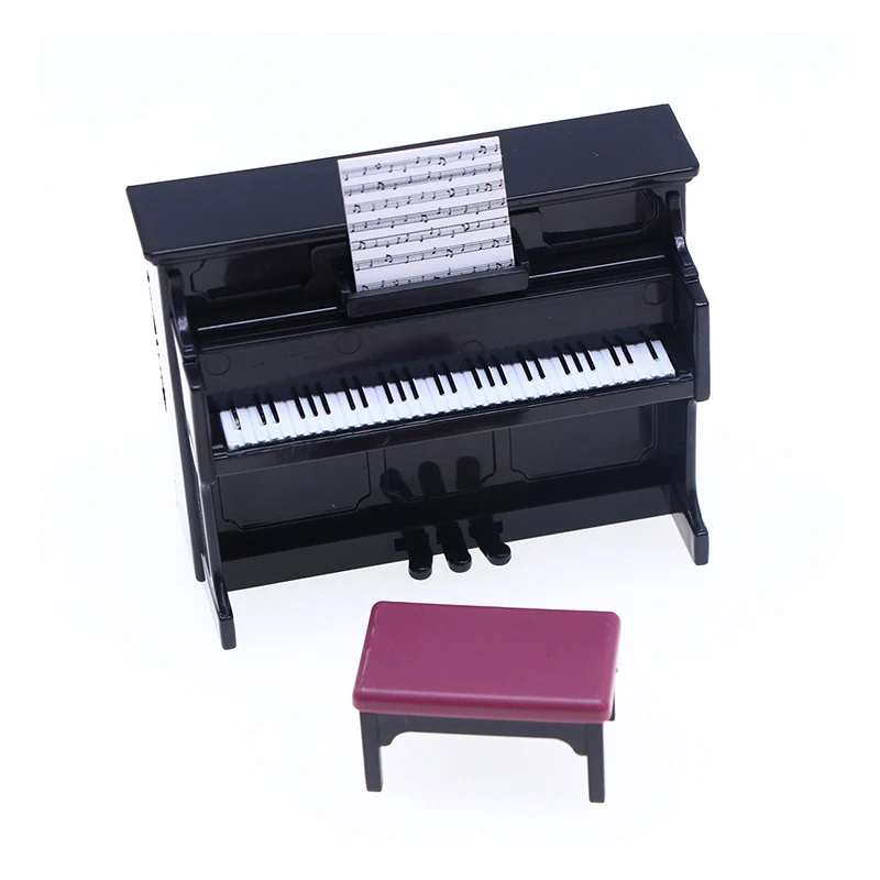 Set De 5 Micrófonos En Miniatura Con Soporte – Decoración Para Casas De Muñecas Y Figuras De Estrellas, Color Negro