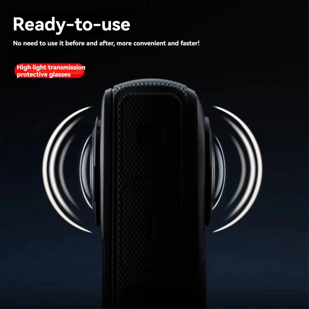 Para Insta360 X4 lente protectora espejo cubierta protectora de cámara