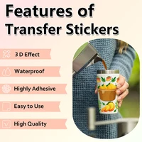Personalized Sticker Logo Custom Transfer Stickers Customized Wedding Labels 3D UV DTF Waterproof Name DIY Gift 2