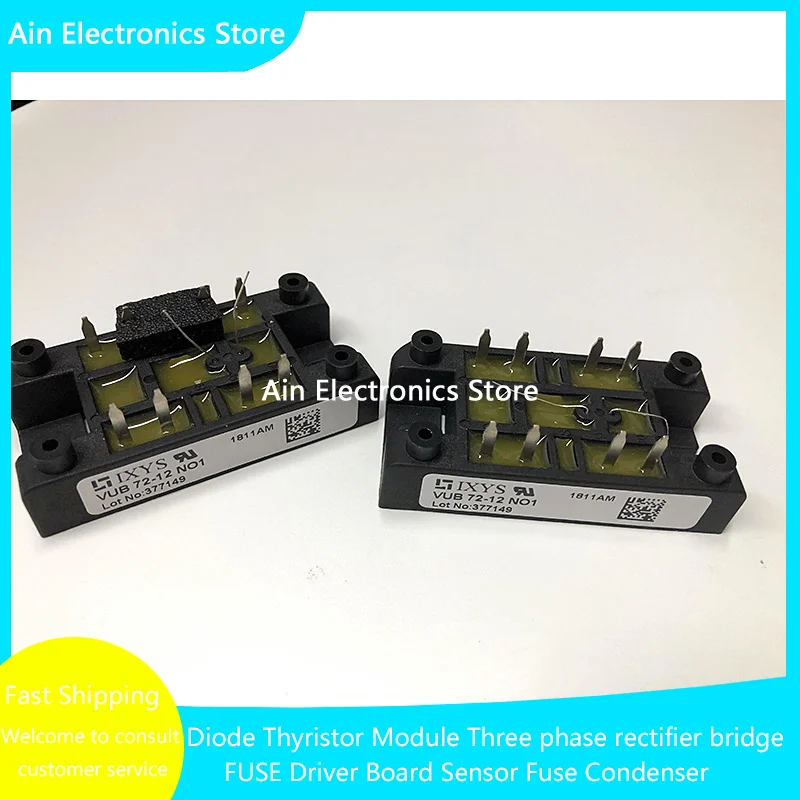 

VUB72-12NOXT VUB72-14NOXT VUB72-16NOXT VUB72-12NO1 VUB72-14NO1 VUB72-16NO1 NEW ORIGINAL IGBT MODULE IN STOCK