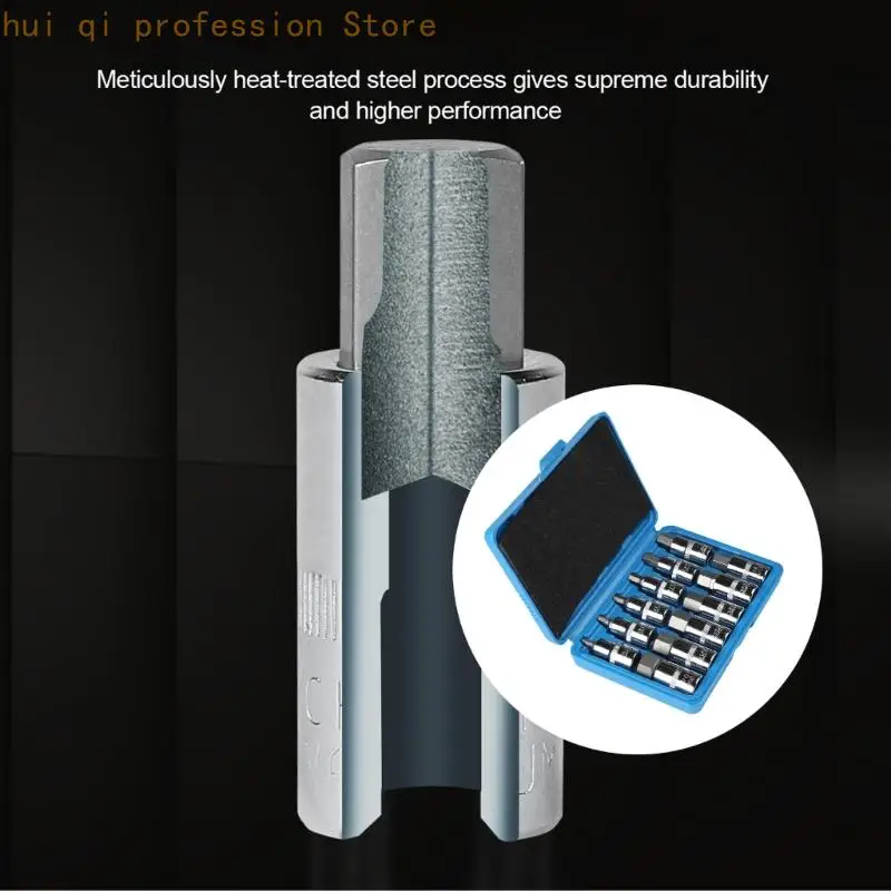 1/2 Drive Bit-Werkzeugsatz, 12-teiliges Set mit blauem Koffer, perfekt für Reparaturarbeiten H8WE – Detail 5