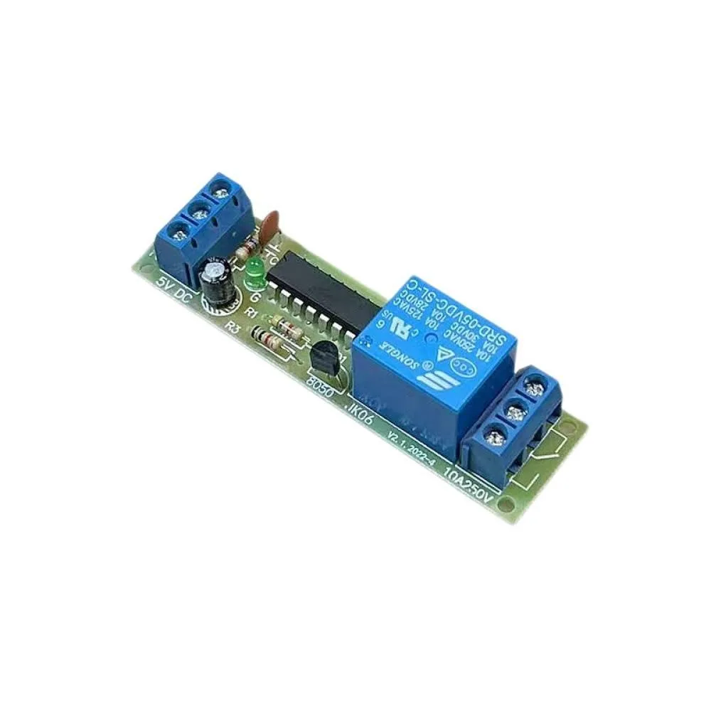 

DC5V Self-locking Single-key Bistable Relay Switch 1-channel Relay Module High-level Relay for Industrial Equipment Control