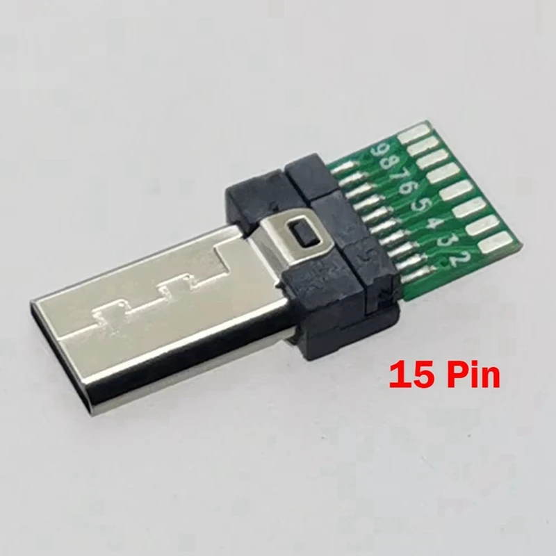 10Pcs Micro-USB Terminal Plug Jack Connector 10Pin 15Pin Shutter Release Cable Adapter For Son Y X Peria Digital Cameras