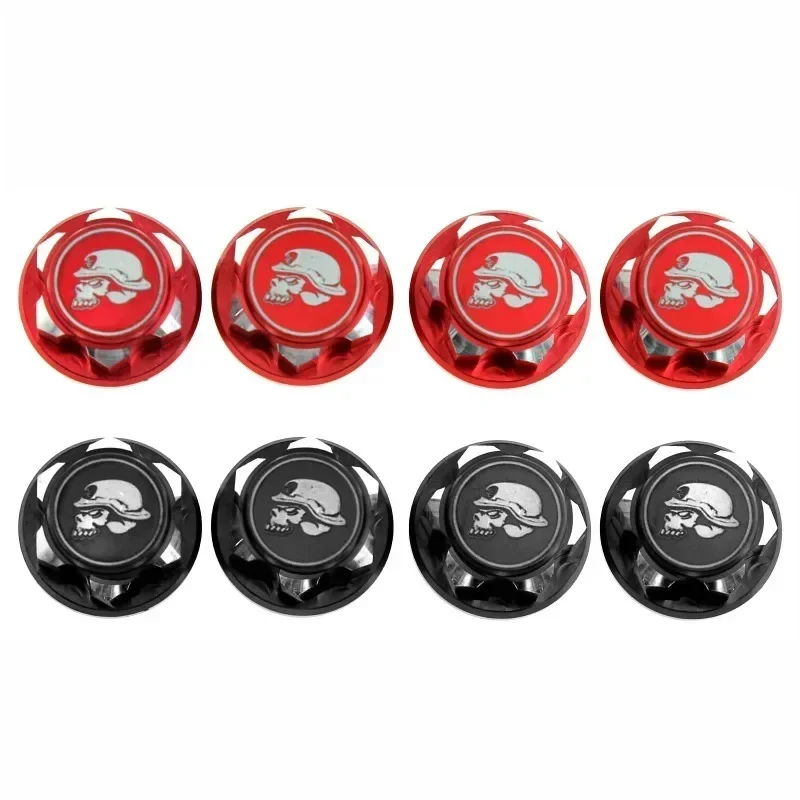 RS 4pcs 17mm Metal Hex Wheel Nuts 1.25 Thread Dustproof Anti-Skid Non-slip for Trxs X-Maxx Summit E-Revo Sledge Buggy Truck