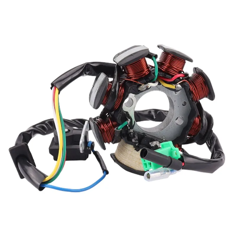 DC Engine Magneto stator Generator Coil, Motorcycle Accessories, GY6, 125, 150, 8-Pole
