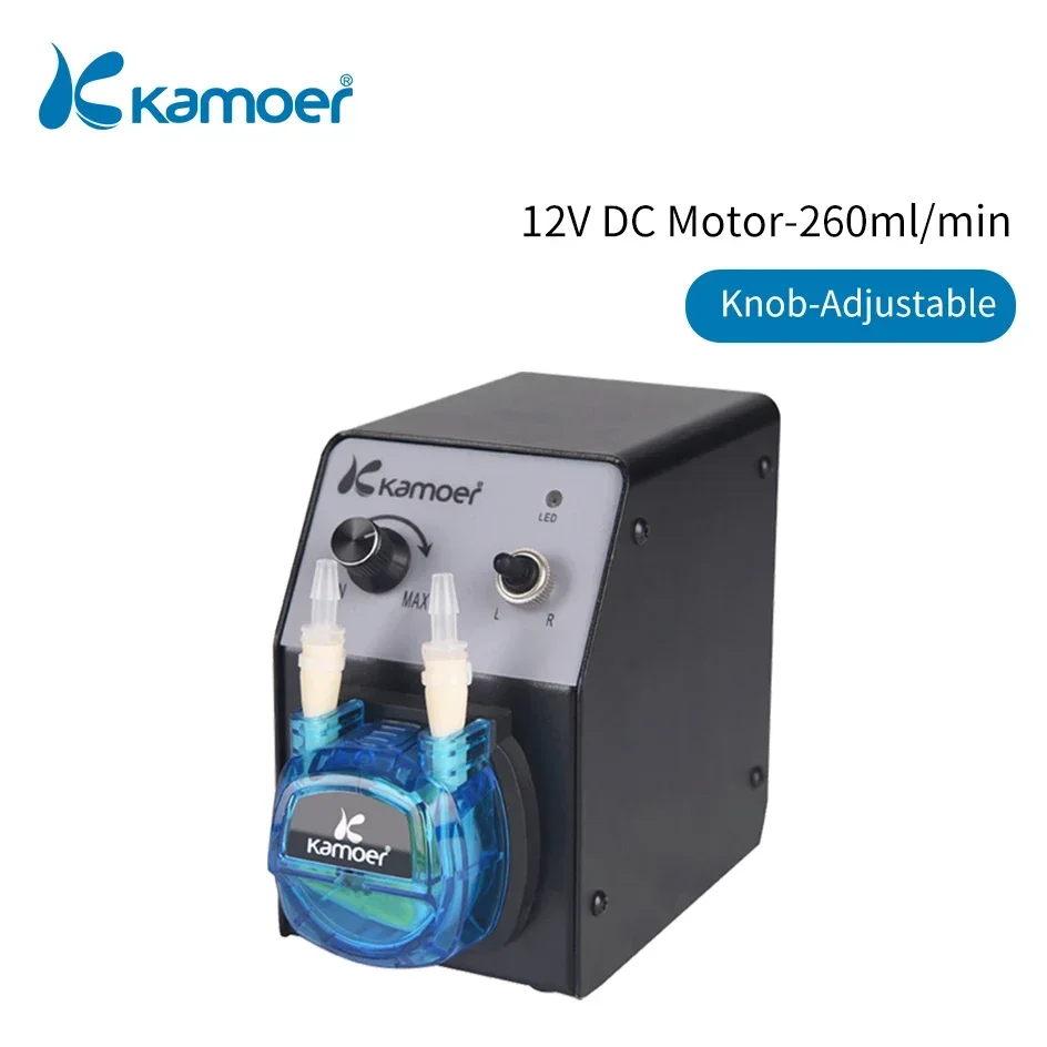 Kamoer Dosing Pump KCP PRO2 12V Peristaltic Dosing Pump with High Percision Used for Chemical Experiment and Liquid Transfer