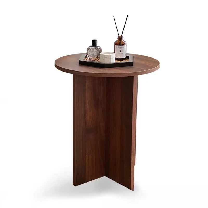 

French creative modeling living room small round bedside table bedroom home unique design small coffee table retro style
