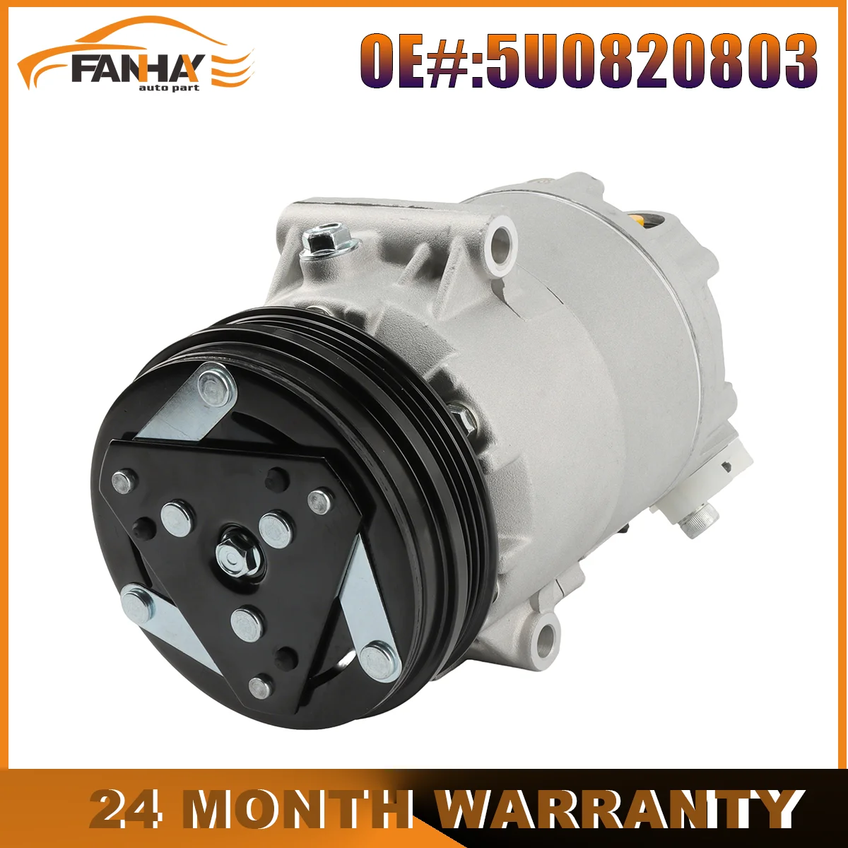 Compresor de aire acondicionado 5U0820803 5U0820803G 5U0820803J para GOL 2009 AL 2018 MOTOR 1.6L para SAVEIRO 2010 AL 2023 MOTOR 1.6L