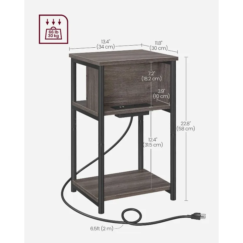 Americano moderno simples lado alguns sala de estar sofá quadrado armário lateral ferro forjado casa quarto mesa cabeceira canto