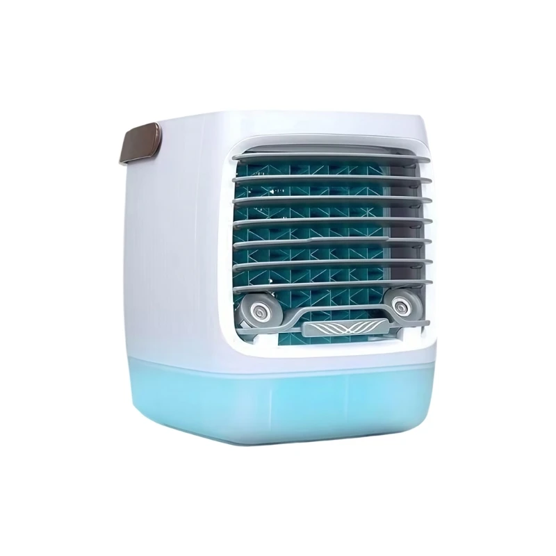 Desktop Fan with 2 Water Outlets, 4-Speed USB Rechargeable Fan with 500ml and 2000mAh Battery for Desk, Office Table, 448A