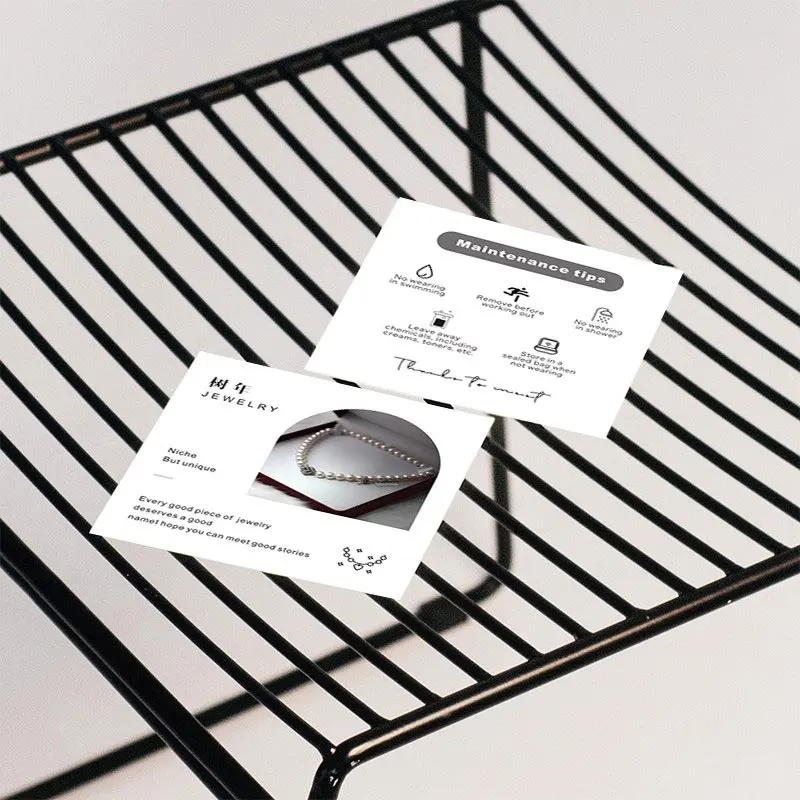 Customized 9*9cm Thank You Gift Decoration Card For Small Business Coated Paper Personalized Customization Wedding Invitation