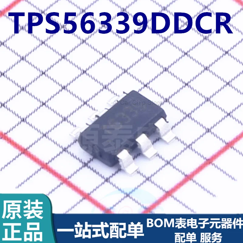 

NEW and Original TPS56339DDCR silk-screen T6339 SOT23-6 DC-DC power supply chip Wholesale one-stop distribution list