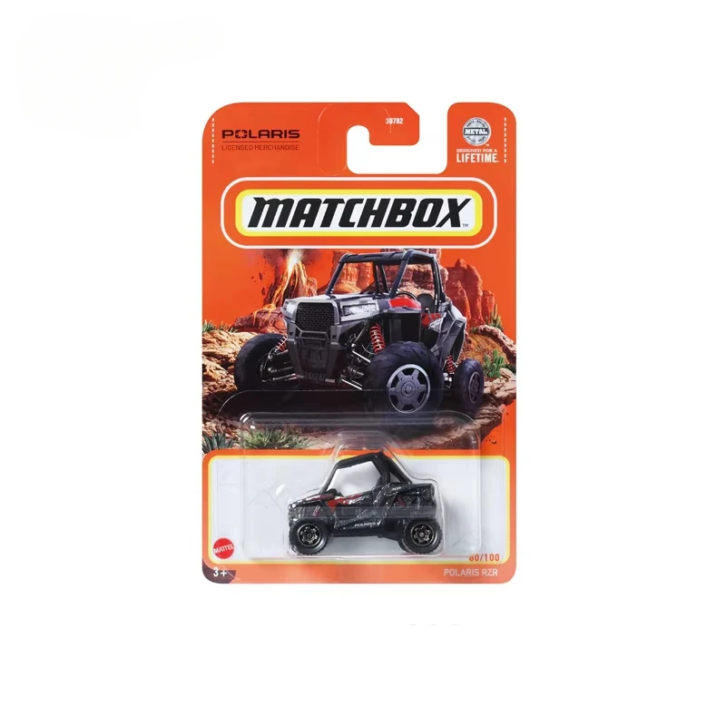 Original Matchbox Car Mattel Toys 1/64 Metal Diecast 30782 24F Polaris Rzr Vehicle Model Toy for Boys Collection Birthday Gift