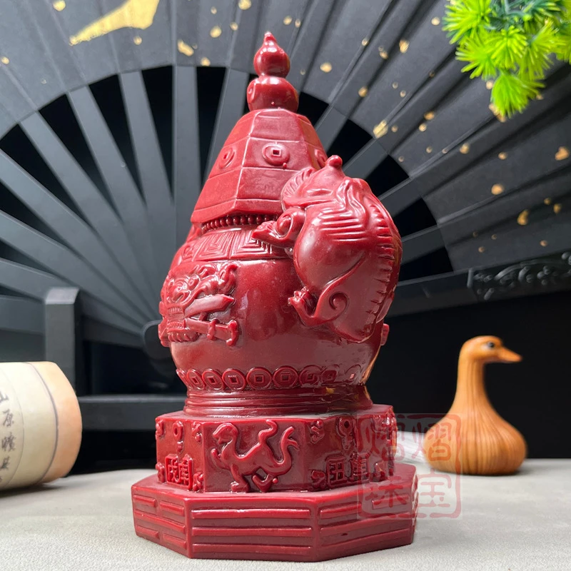 Wholesale purple gold Four Spirits Green Dragon, White Tiger, Vermilion Bird, Black Tortoise, Eight Trigrams Feng Shui ornaments