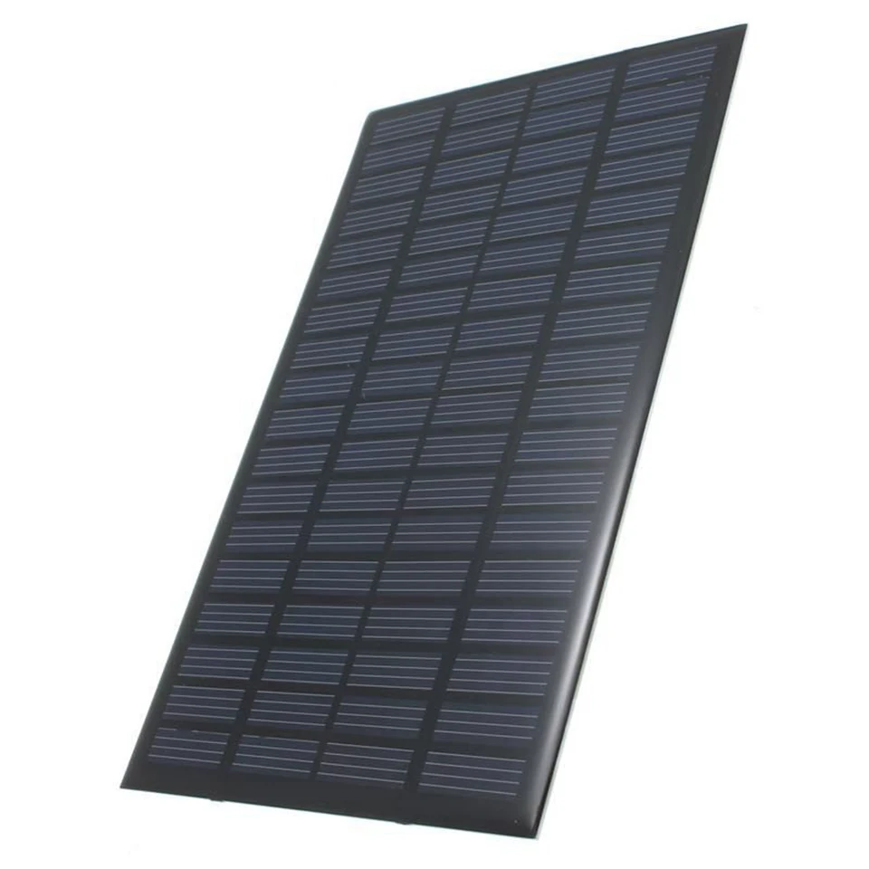 Mini 2.5W 18V Solar Panel Polycrystalline Silicon Portable Solar System For Traveling Camping Battery Cell Phone Charger