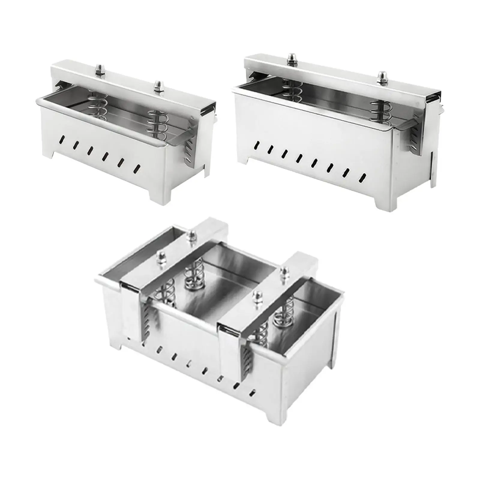 Meat Press Tool Square Shape Cooked Meat Pressing Mould Ham Press Maker Meat Pressing Maker for Kitchen Frozen Meats Beef Pork