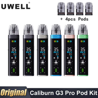 Original Uwell Caliburn G3 Pro Pod Kit 35W Vape 1000mAh Battery 3ml/2.5ml 0.4ohm/0.9ohm E Cigarette Vaporizer