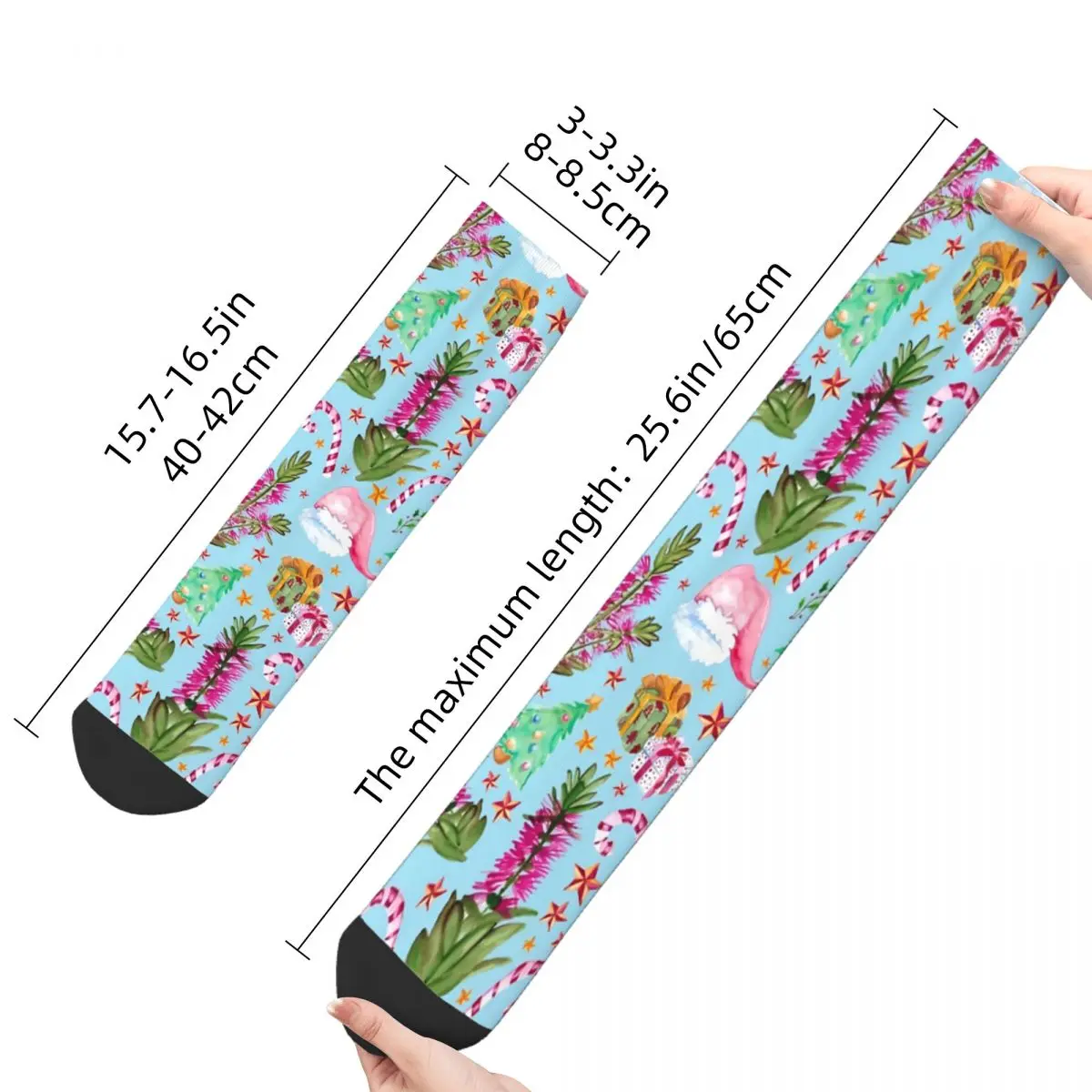 Australian Native Florals Christmas Unisex Bonnet Winter Hip Hop Happy Socks street style Crazy Socks