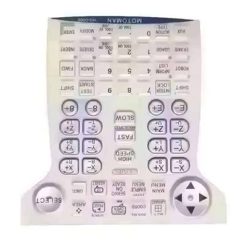 Мембрана клавиатуры JZRCR-YPP01-1 для демонстратора Yaskawa DX100 YKS-000E Защитная пленка Мембрана клавиатуры JZRCR-YPP01-1 для демонстратора Yaskawa DX100 YKS-000E Защитная пленка