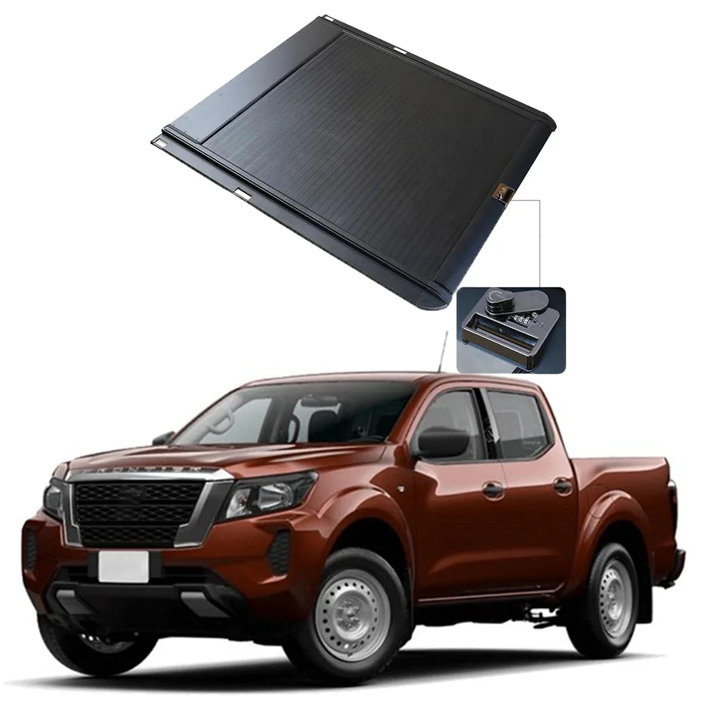 Tonneau Cover Pickup 4x4 For Nissan Navara Frontier NP300 D40 D22 Black Hard Type Roller Shutters