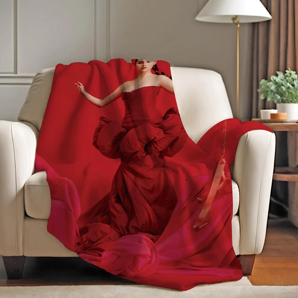 

Singer Selena Gomez I Said I Love You First Blanket Soft and Skin Friendly For Couch Bed Napping Bedspread All Seasons Comforter