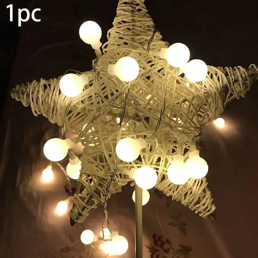 أضواء LED الجنية السحرية أو الأبيض الدافئ (عشوائي) | مثالية لغرفة النوم | شجرة عيد الميلاد | ديكور الحفلات والعطلات #6