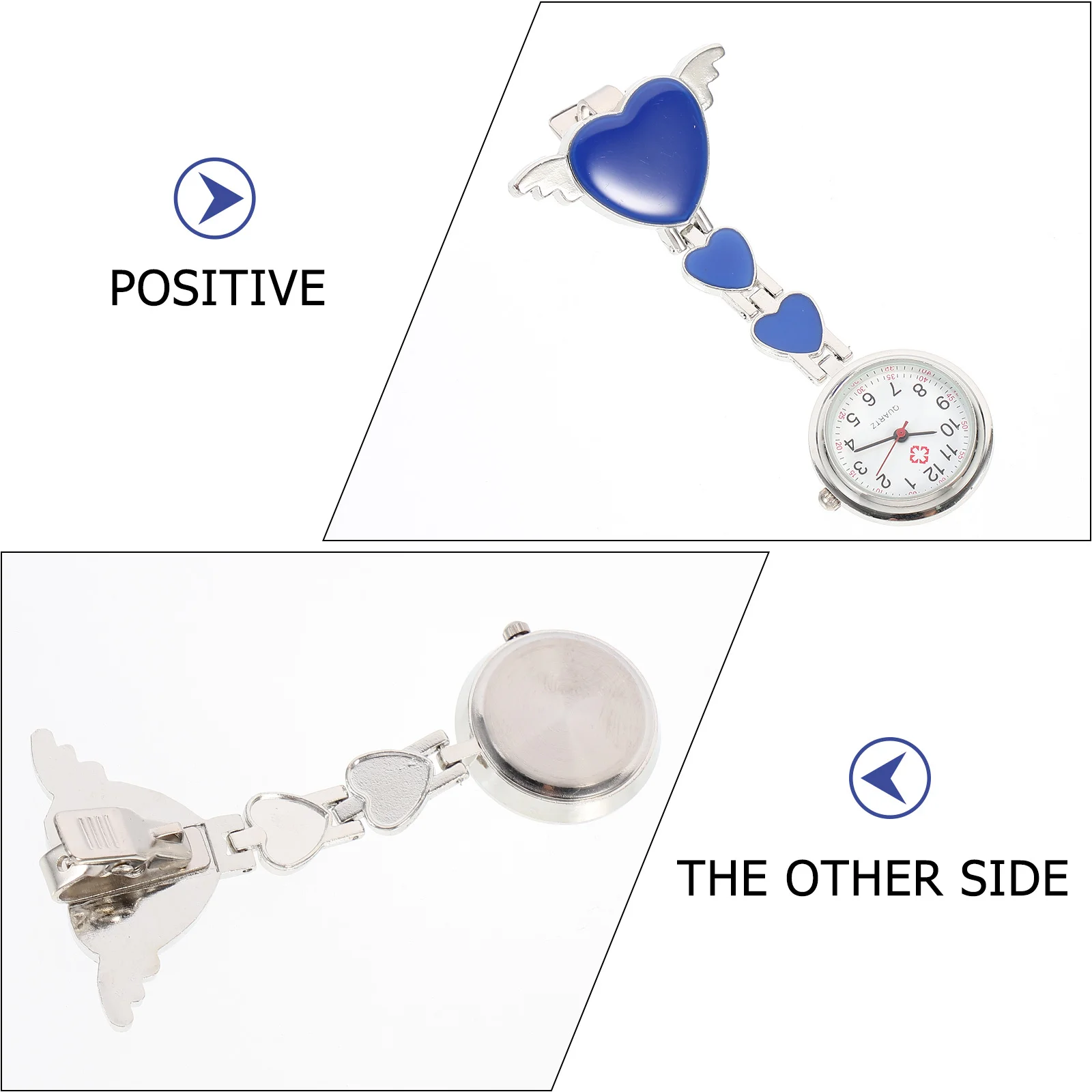 

Quartz Nurse Pocket Watch Large Dial Hanging Style Fob Watch Nursing Charm Practical Timekeeper for Healthcare Professionals