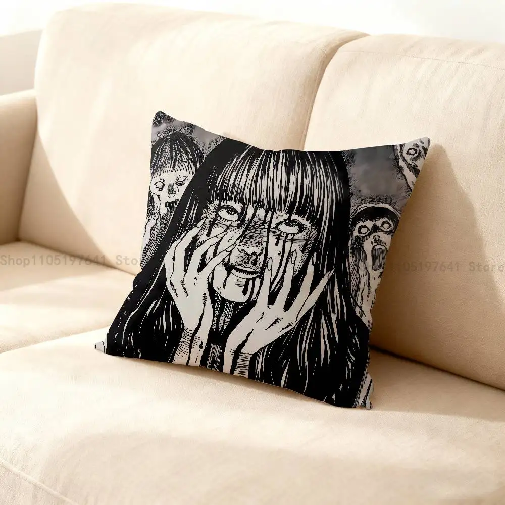 

Anime Junji Ito-I Tomie-T Pillow Case Cushion Cover Home Decor Birthday Gift Pillowcover