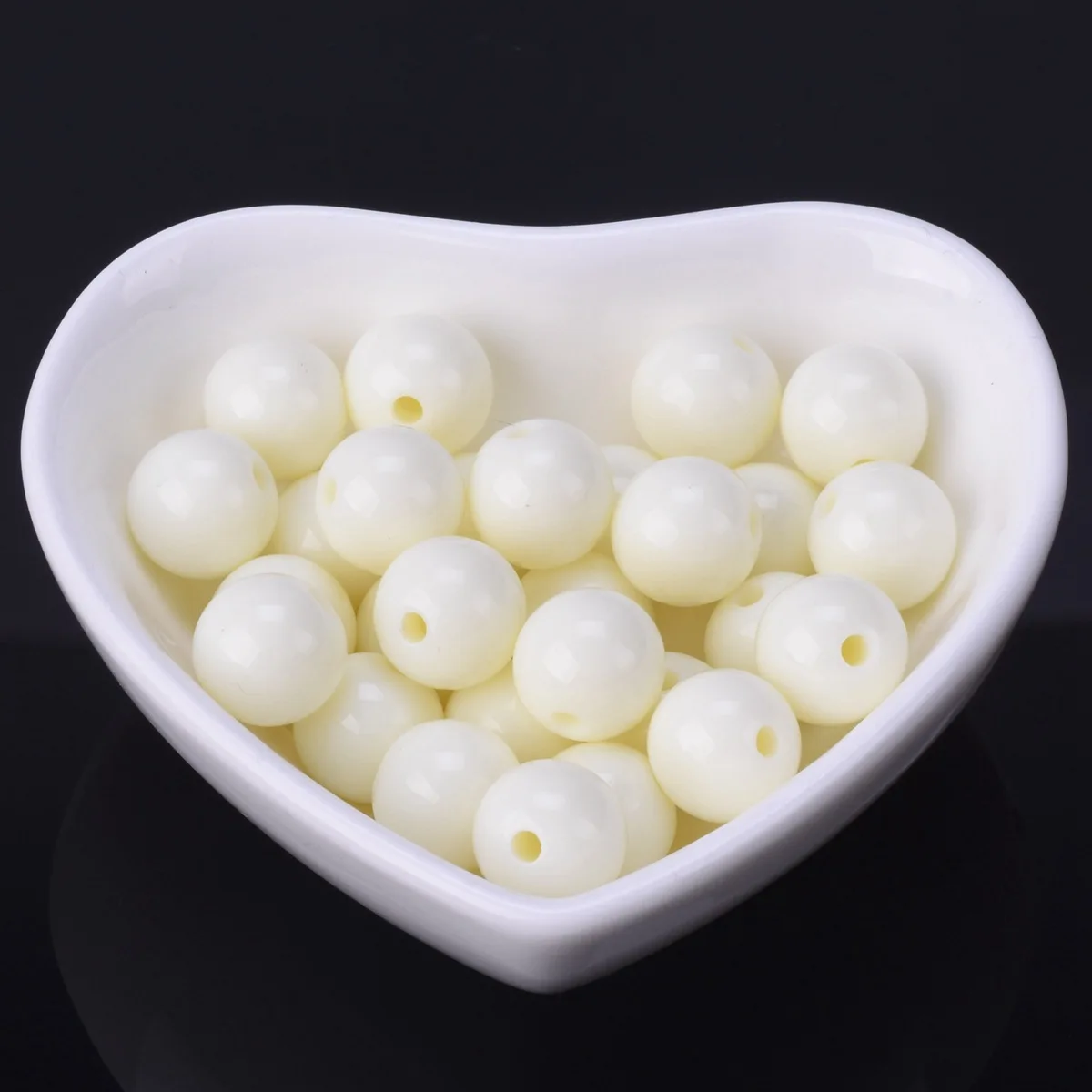 Perles Rondes Opaques en Acrylique, 6mm, 8mm, 10mm, 12mm, 14mm, 16mm, 18mm, 20mm, Vente en Gros, Lot d\'Artisanat pour Bijoux de Bricolage