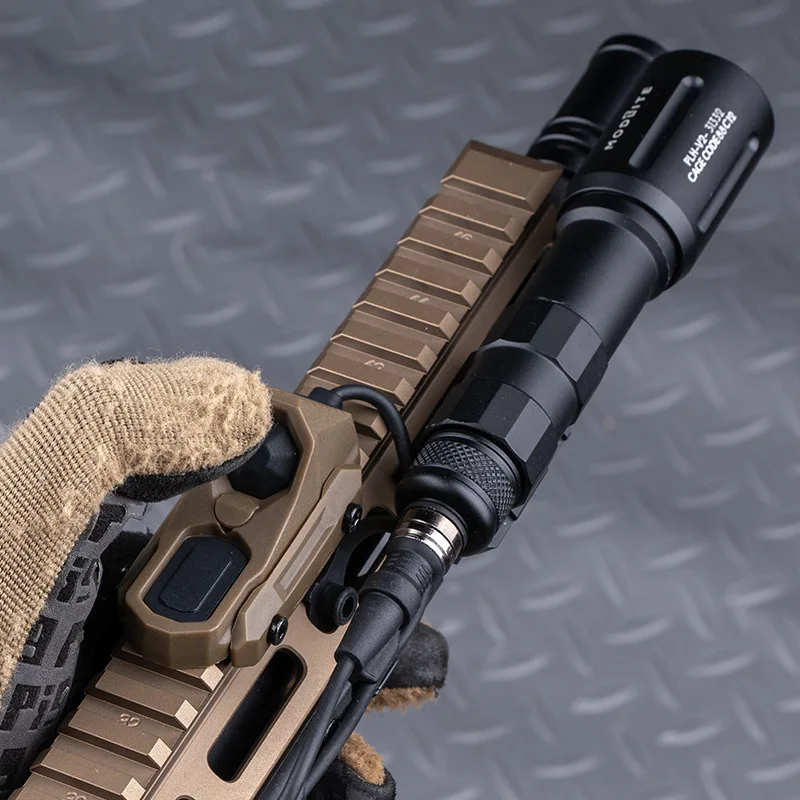 التكتيكية AXON سلك التبديل SF كرين الليزر عن بعد في خط وظيفة مزدوجة مفتاح الضغط PEQ NG مصباح يدوي Picatinny السكك الحديدية
