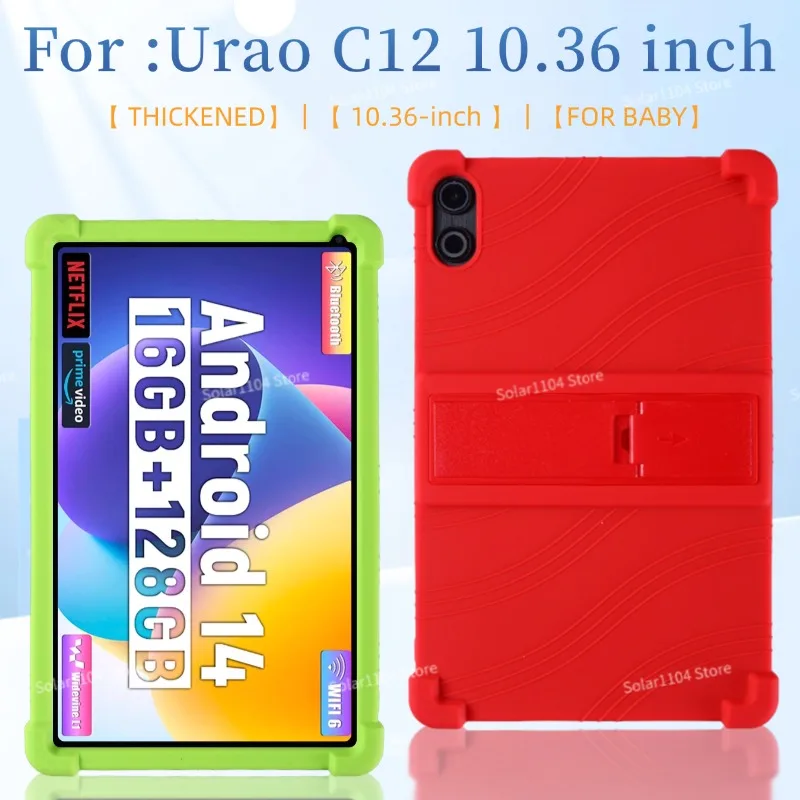 

For Urao C12 10.36 inch Tablet Case Urao C12 10.36 inch with Stand Silicone Universal Kids Case