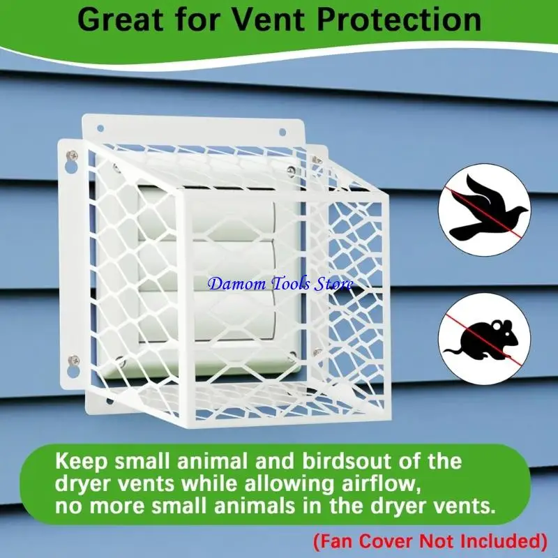 57BE 2Pcs  Dryer Vents Bird Guard Drying System Protector for Exhaust Ventilation