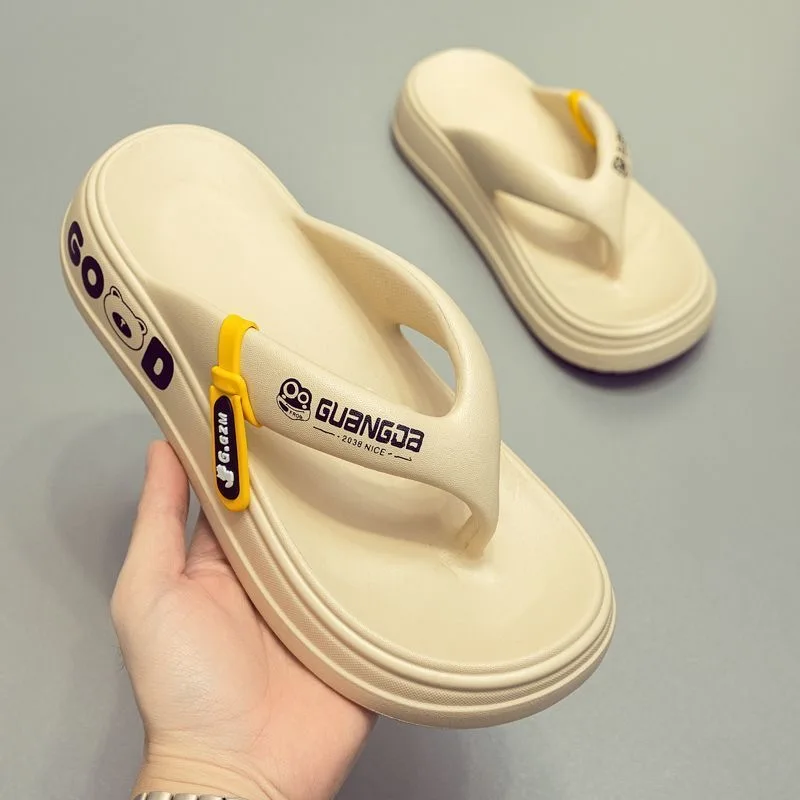 Sandalias de Playa Verano 2025, Chanclas para Mujer, Suela uesa Antideslizante, Material EVA Informal, Sensación Cómoda, Za...