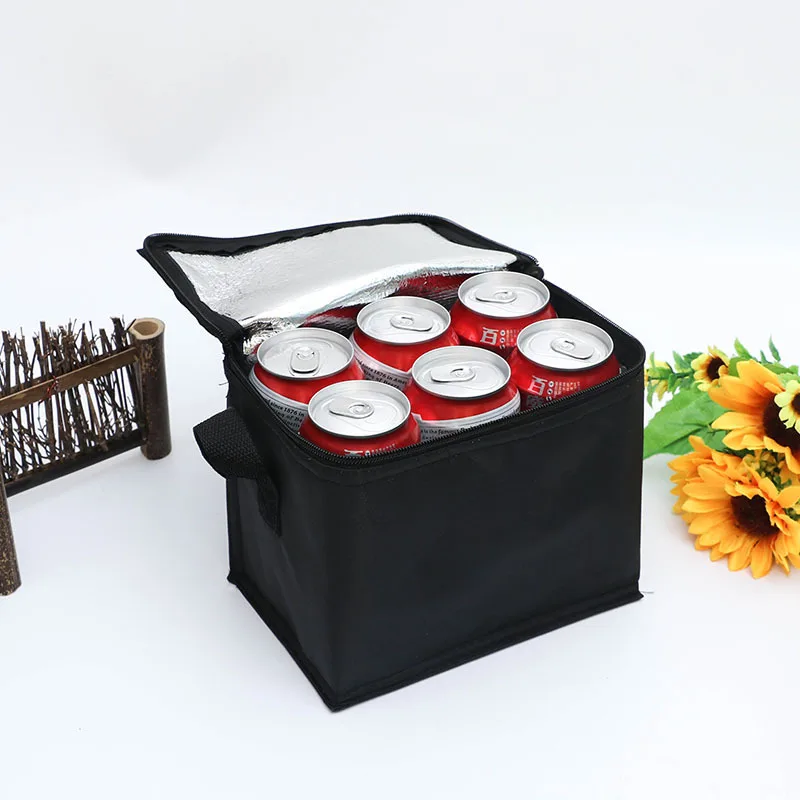 Image of Tragbare Lunch-Kühltasche, faltbare Isoliertasche, Picknick-Kühltasche, Lebensmittel-Thermotasche, Getränketräger, isolierte Taschen, Lebensmittel-Liefertasche