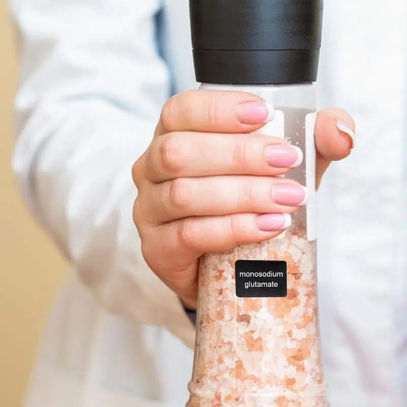 الطباشير مجلس تسميات ملصقات للمطبخ ، السبورة السوداء ، تسمية المطبخ ، مقاوم للماء ، الغسيل