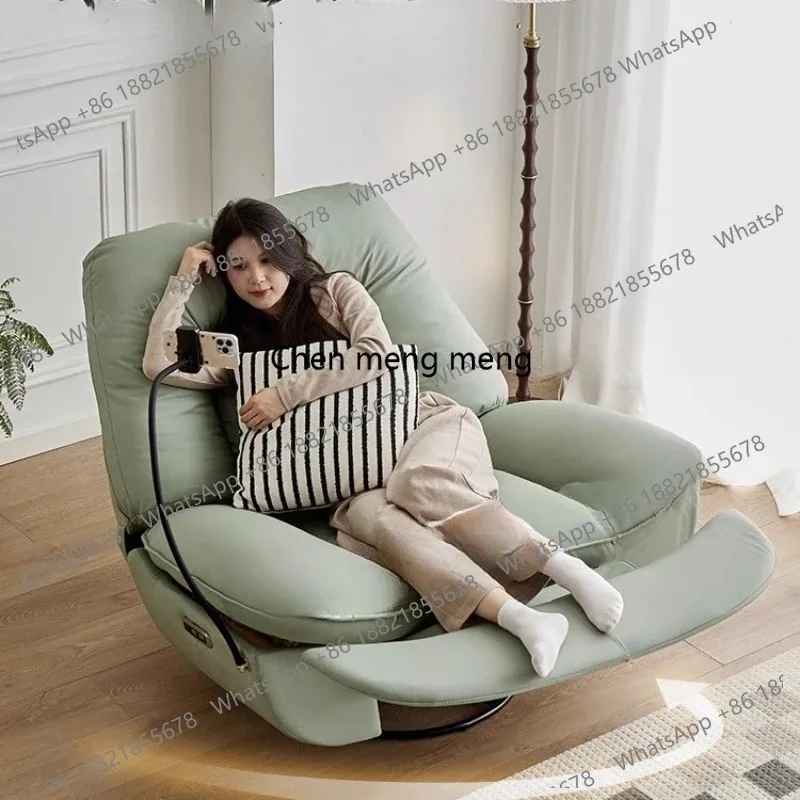 E136 Multifonction Single Sofa Revolve Minimalist Lazy Modern Sofa Comfortable Garden Ensembles De Meubles De Jardin Home Furnit