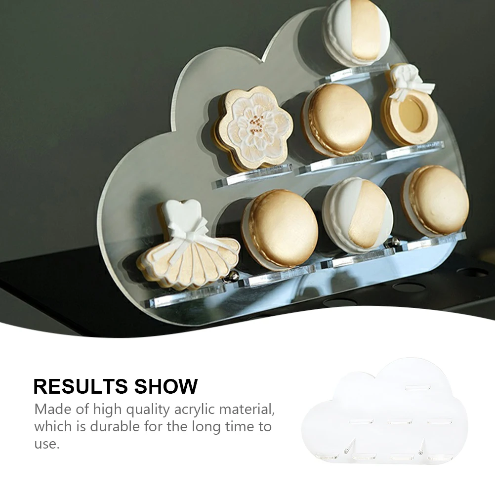 

1pc Desserts Display Stand Transparent Acrylic Wedding Party Shelf Macarons Biscuit Rack Cake Display Food Presentation