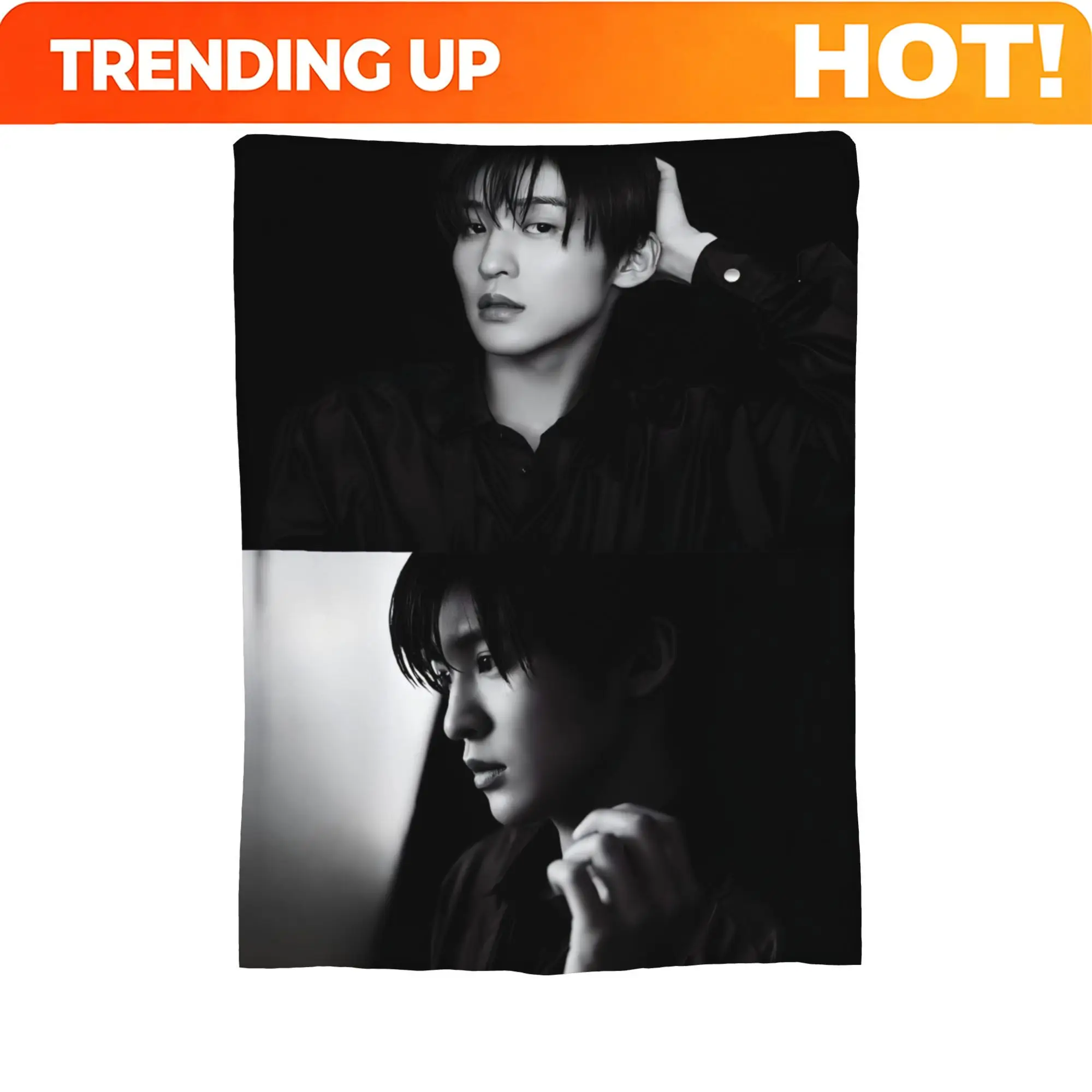 Customize [JIT]Creative Meguro Ren Melancholy, Creative Inspiration Designed Ultra-Soft Flannel Blanket, Warm and Cozy Living Ro