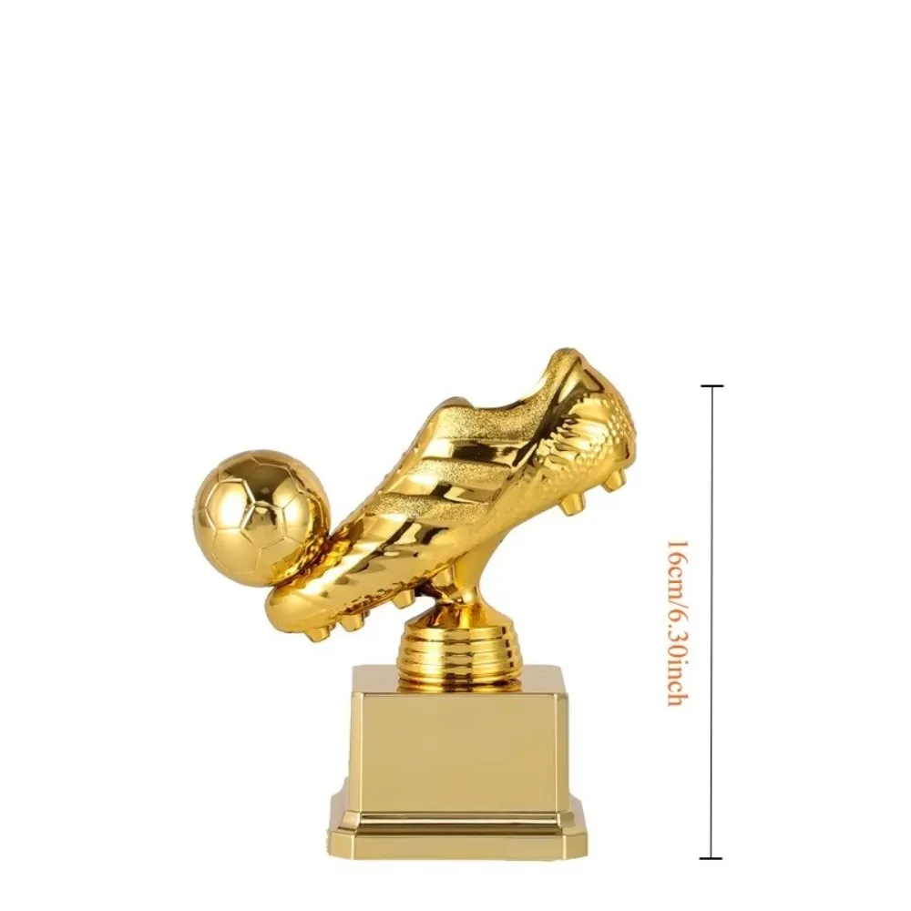Youth Sports Golden Boot Award Trophy Plastics Excellent Player Award Soccer Fan Club Souvenir Cup Handicraft Football Match