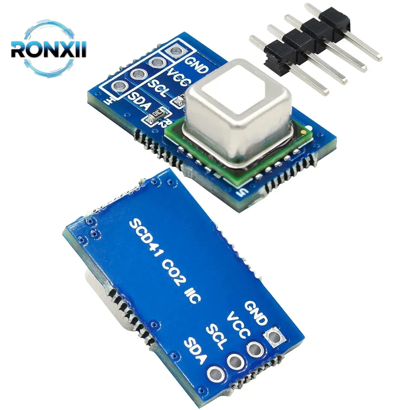 O módulo sensor de gás SCD40/SCD41 detecta temperatura e umidade do CO2 suporta comunicação I2C