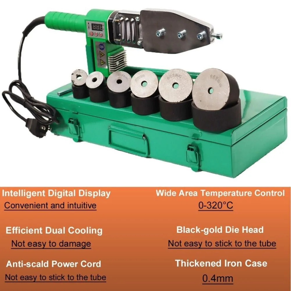 

110V Plastic Pipe Welding Machine PPR Pipe Fusion Welder Fusion Welder 20-63mm θ