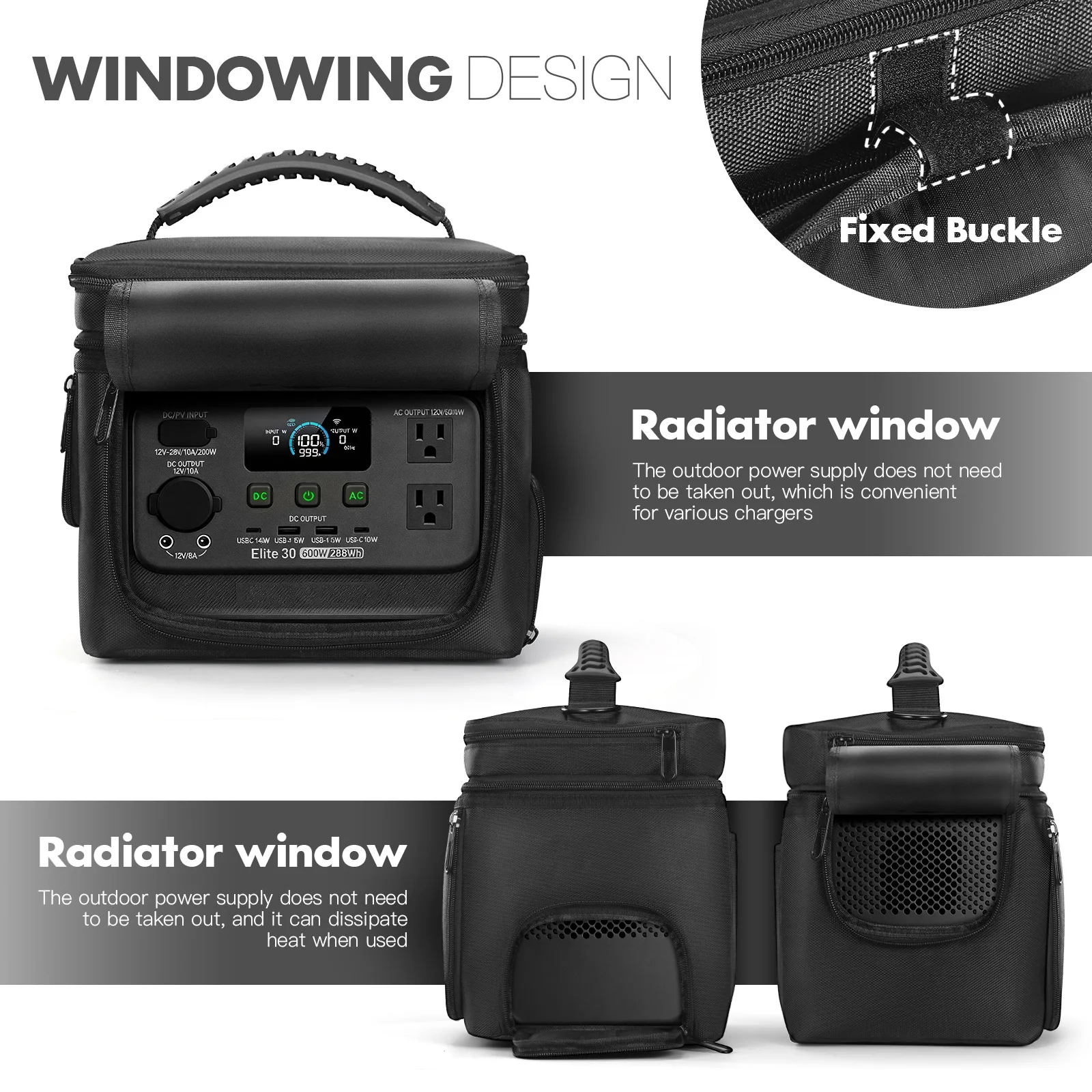 Carrying Case for BLUETTI Elit - огляд і ціна Outdoor Power Station