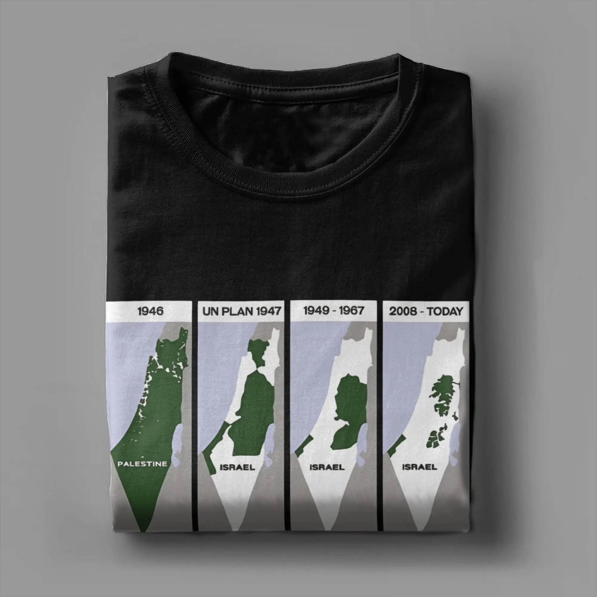 Occupied Palestined A Captured Landscape T Shirt  Fashion T Shirts Short-Sleeve Streetwear Tops Beach Cotton 4XL 5XL 6XL Tees