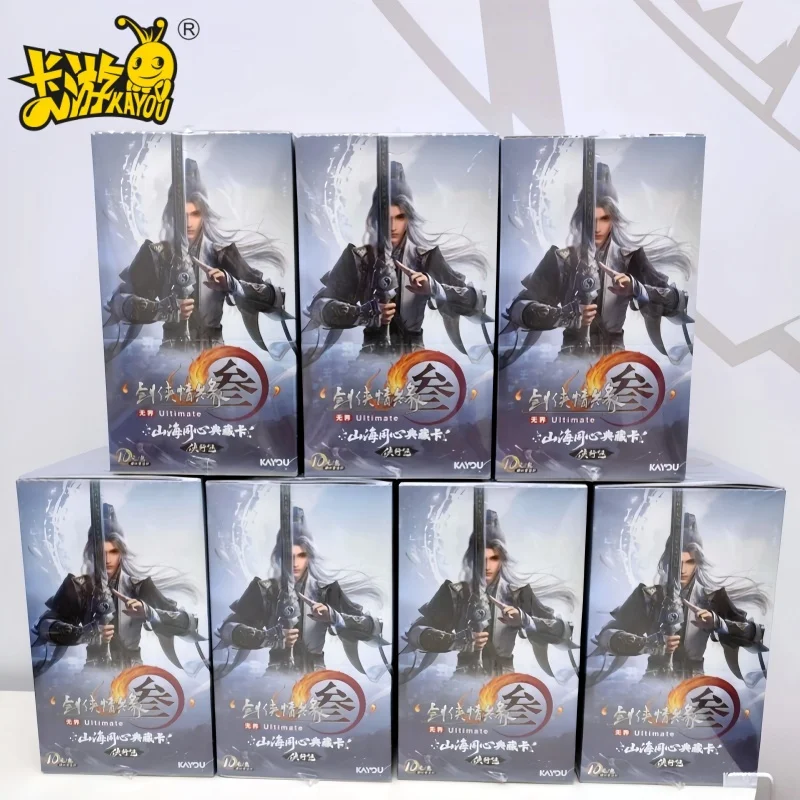 

Пакет багажных карточек KAYOU Hero, официальный круглый 1-местный меч, сеть 3, коллекция Tongxin, оригинальная игра, коллекционная карточная игрушка и хобби