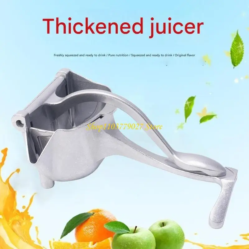 C4DF Manual Hand Press Juicer for Citrus Fruit Lemon Oranges Lime Juice Extractor for Pomegranate Ergonomic Handle Tool