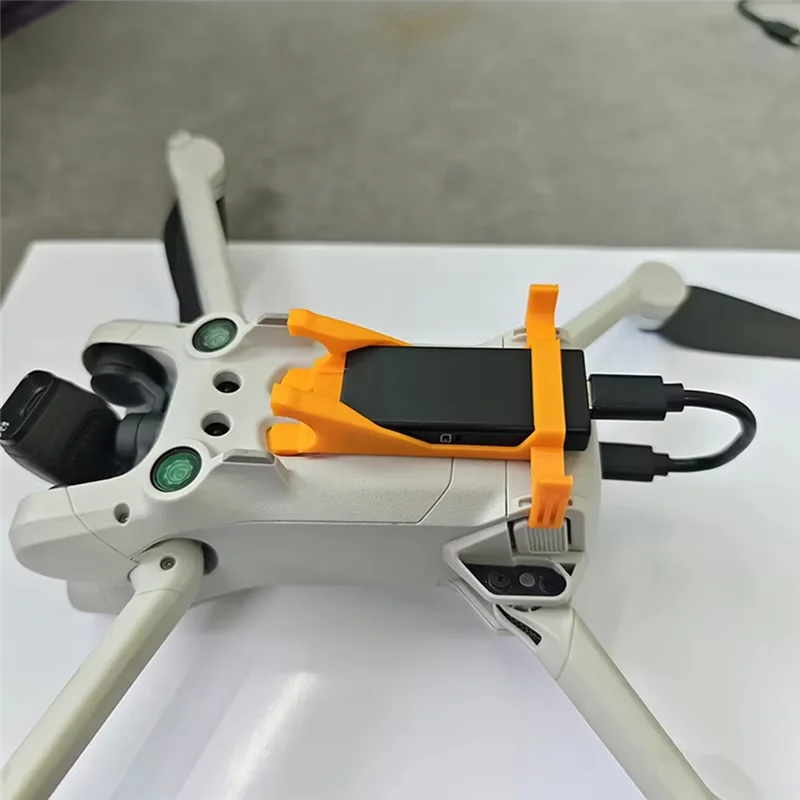 Надежный монтажный кронштейн для модуля DJI Cellular 4G, с кабелем для передачи данных и антенной, для дрона DJI Mini 3 Pro — оранжевый