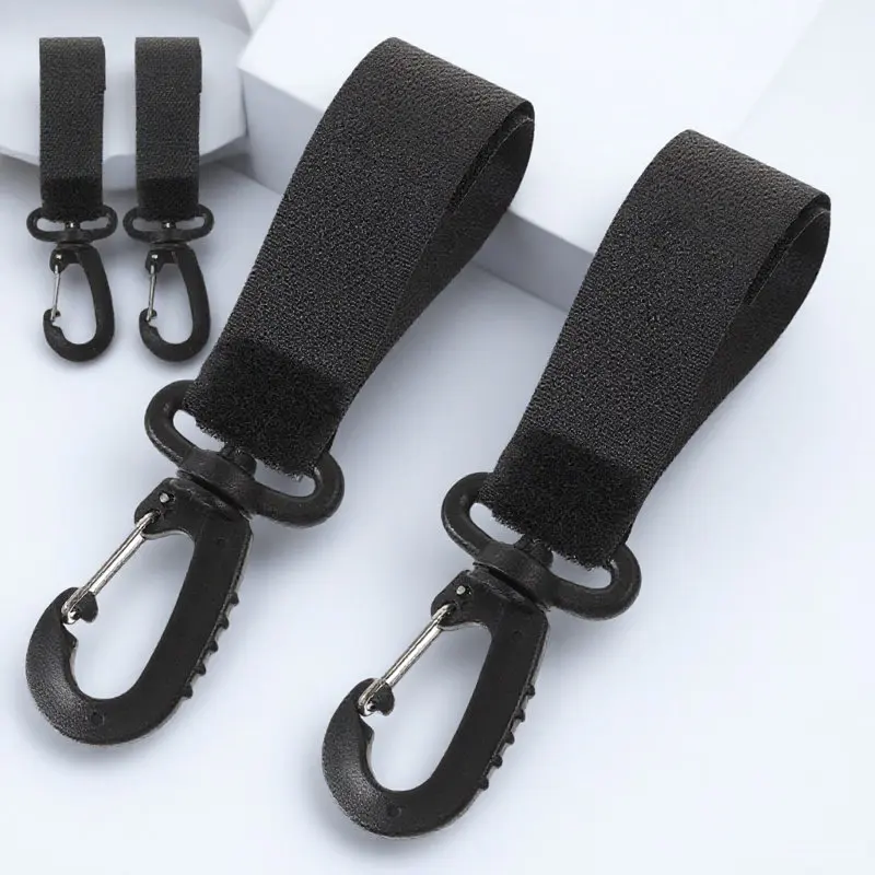 

6Pcs Baby Stroller Hooks Rotatable Plastic Heavy Duty Clips for Hanging Bags Diaper Bags Wallet Keys Outdoor Stroller Hangers
