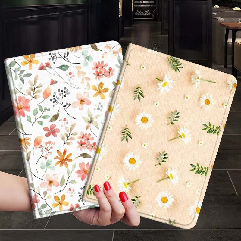 

Beautiful flower pattern Tablet Case For Samsung Galaxy Tab S7 S8 S9 S10 FE Plus 12.4 13.1 Inch